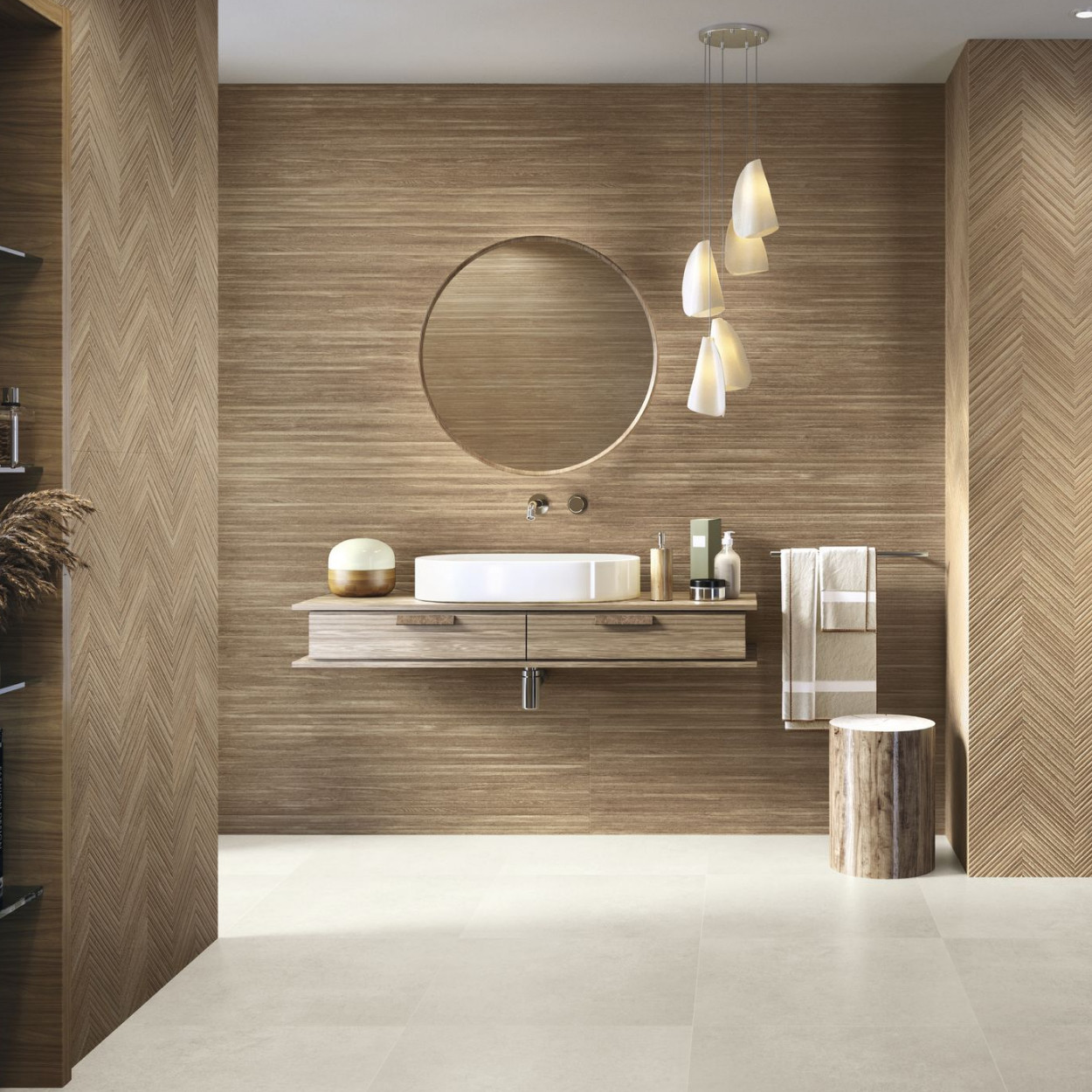 Baldocer Cerámica Larchwood Ipe Houtlook Wandtegel 30x90cm